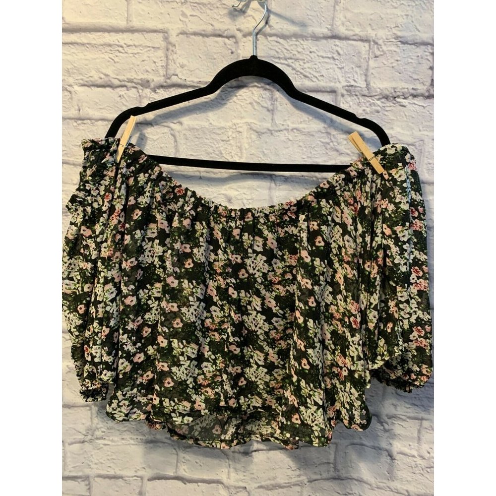 NWT! Truth nyc floral print top size 3XL